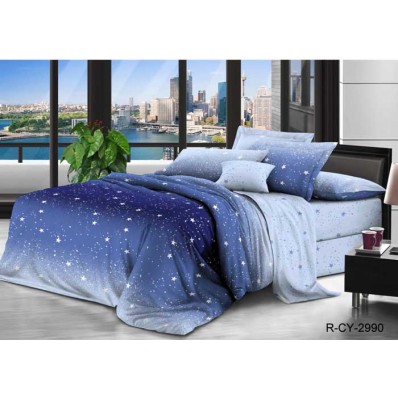 Комплект постельного белья Крис-Пол бязь на резинке Звезды (144096)
