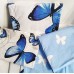 Постельное белье Selena бязь 100434 Полет бабочек blue
