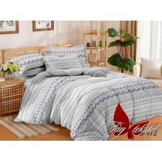 Комплект постельного белья с компаньоном TM Tag-tekstil сатин люкс S172