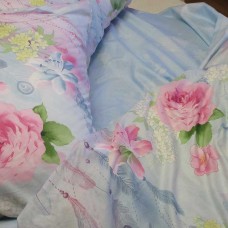 Комплект постельного белья с компаньоном TM Tag-tekstil сатин люкс S312