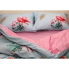 Комплект постельного белья с компаньоном TM Tag-tekstil сатин люкс S315