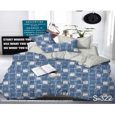 Комплект постельного белья с компаньоном TM Tag-tekstil сатин люкс S322