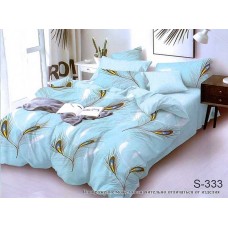 Комплект постельного белья с компаньоном TM Tag-tekstil сатин люкс S333