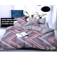 Комплект постельного белья с компаньоном TM Tag-tekstil сатин люкс S339
